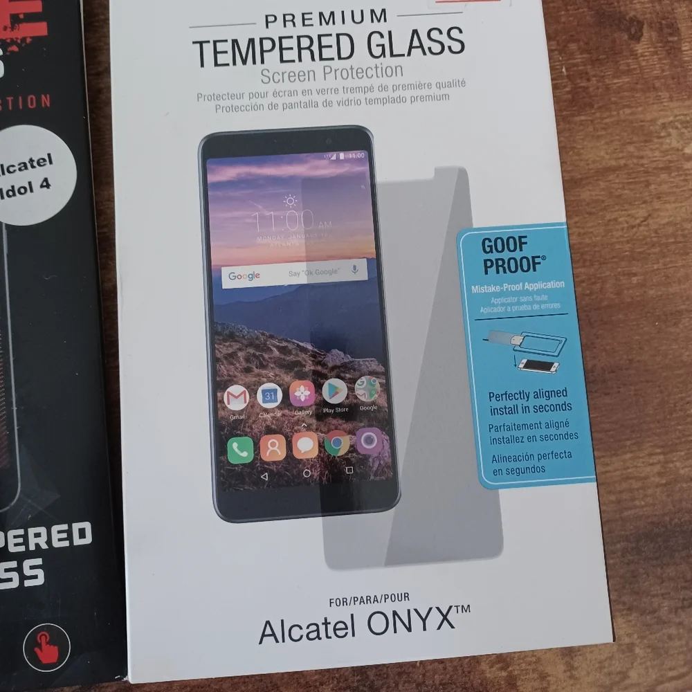 Alcatel ONYX premium tempered glass screen protector